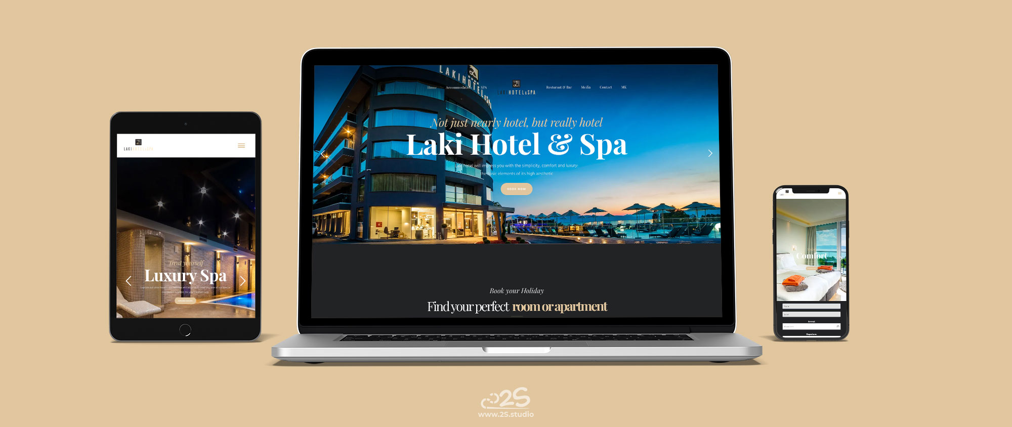 Laki Hotel & Spa – Web Design – 2017