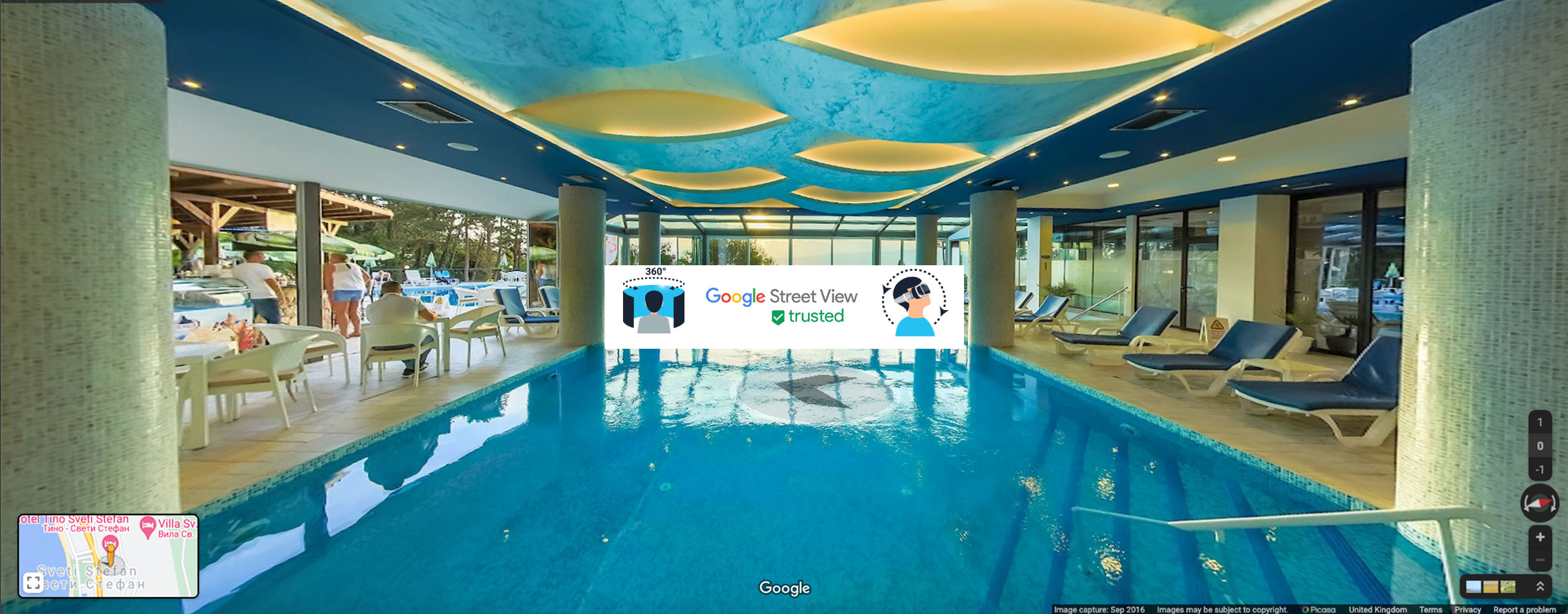 Хотел Тино Св. Стефан – Охрид – 360 Google Street View – 2016